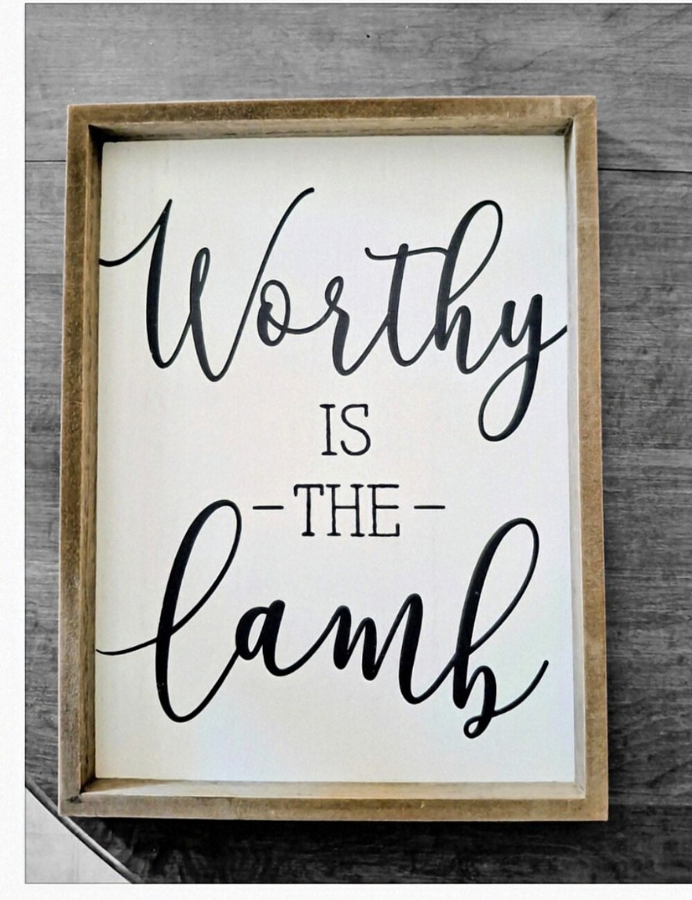 Rustic Farmhouse Christian Wooden Sign